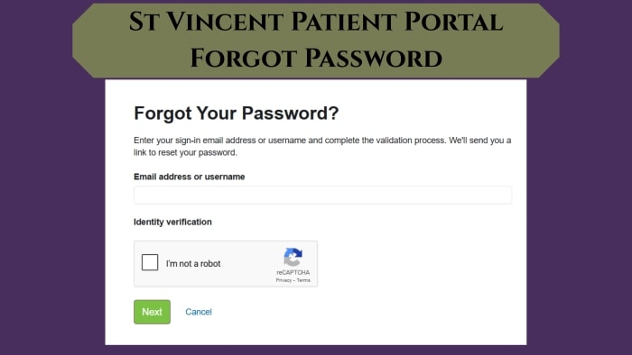 St-Vincent-Patient-Portal-Forgot-Password